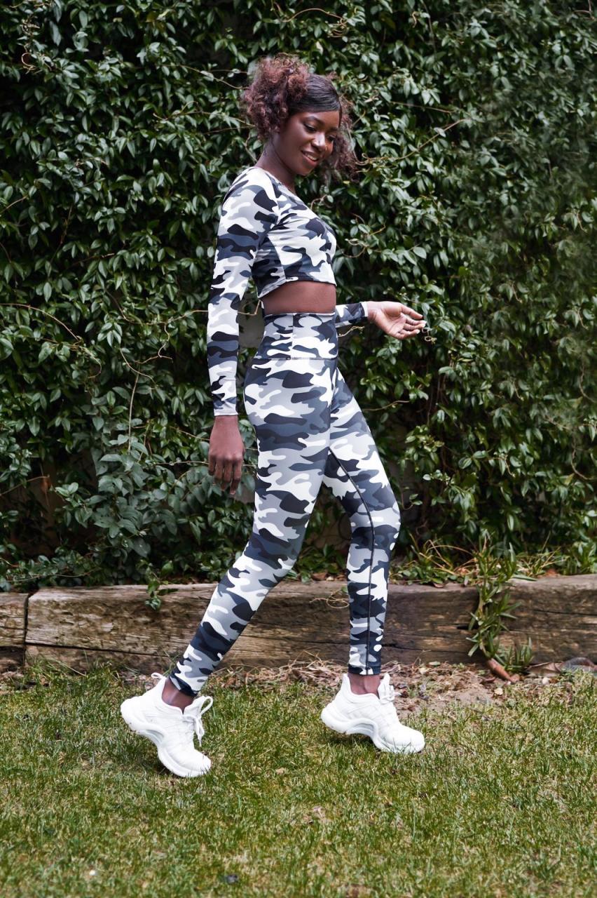 Gri Kamuflaj Tshirt 060