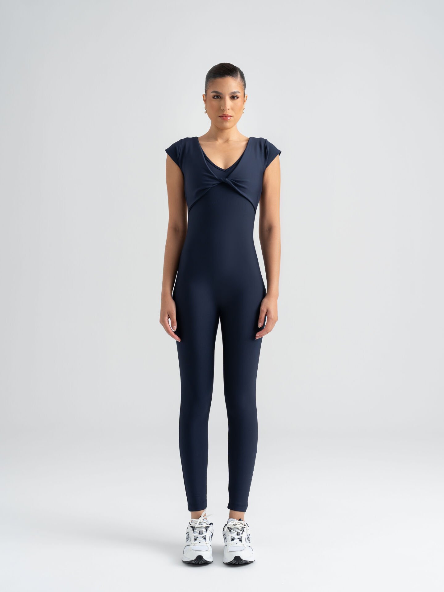 Luna Backless Lacivert Renk 3302