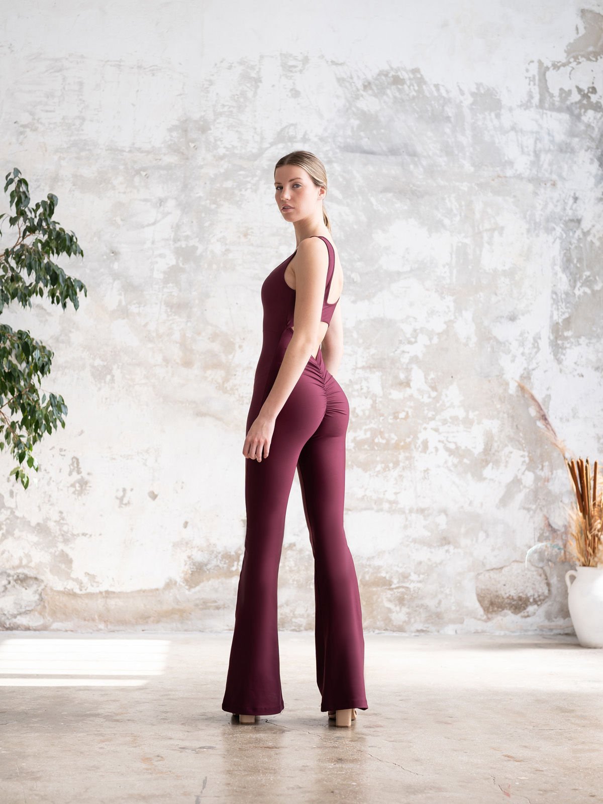 İspanyol Scrunch Butt Jumpsuit 1501
