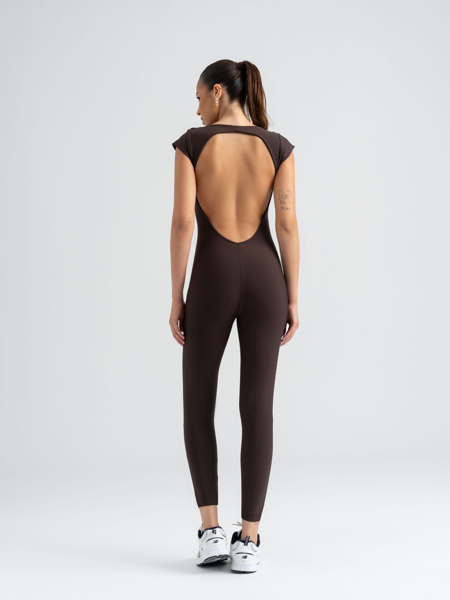 Luna Backless Tulum Kahverengi 3301