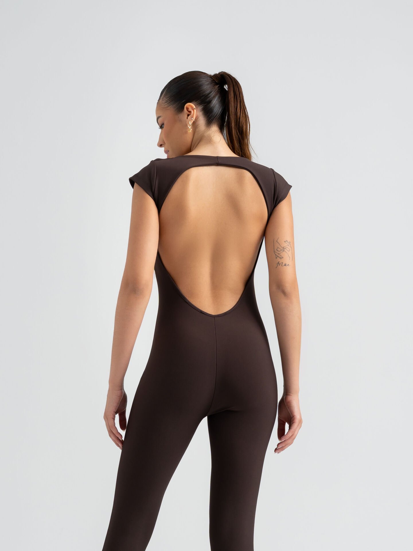 Luna Backless Tulum Kahverengi 3301