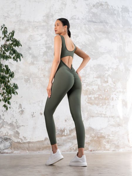 Scrunch Tulum Haki Renk 1402