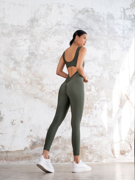 Scrunch Tulum Haki Renk 1402