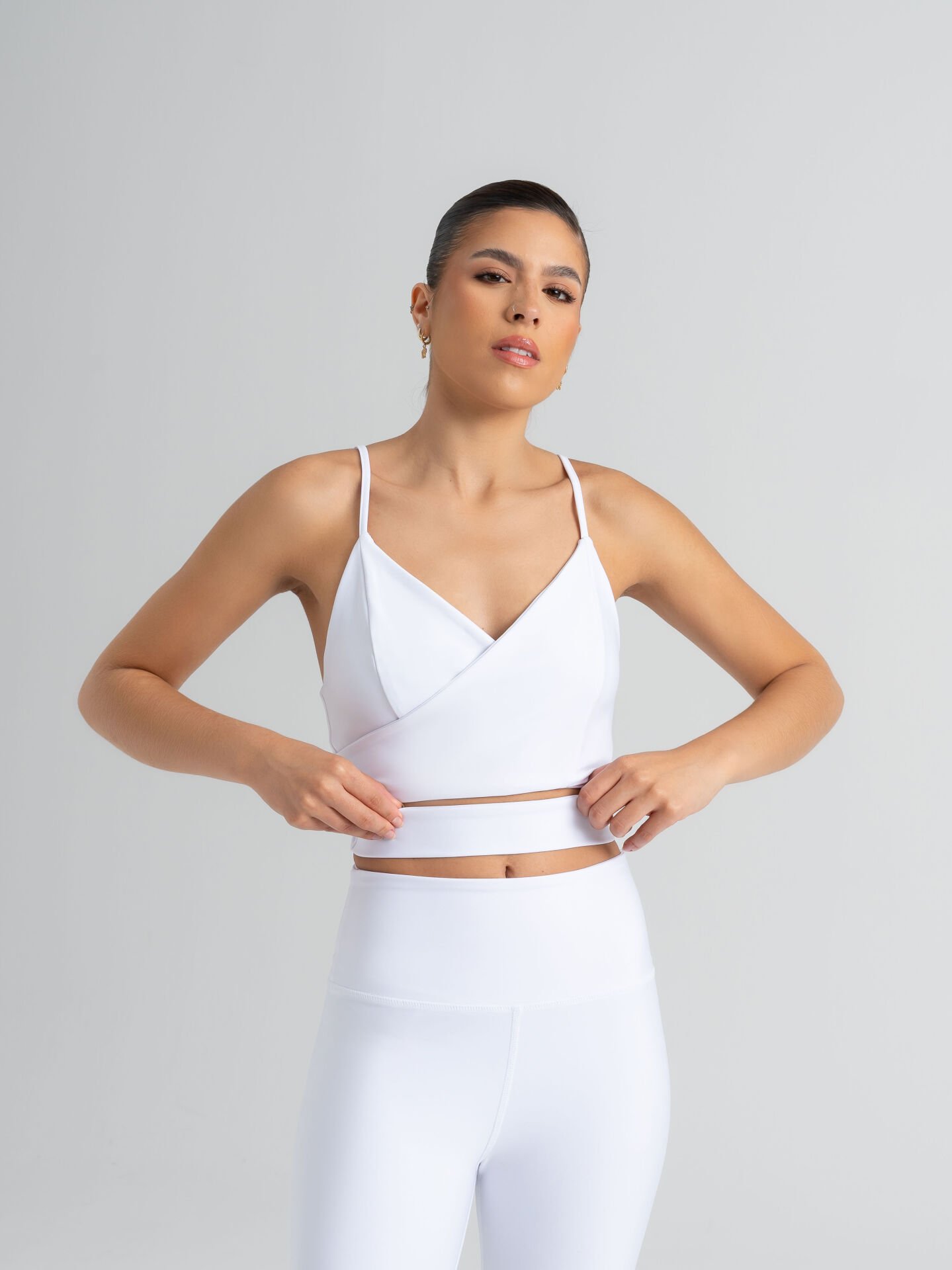 Knot Detaylı Beyaz Bustiyer 529