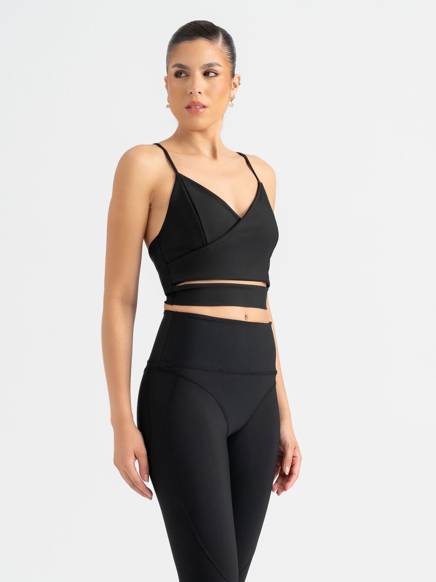 Knot Detaylı Bustiyer Siyah Renk 530