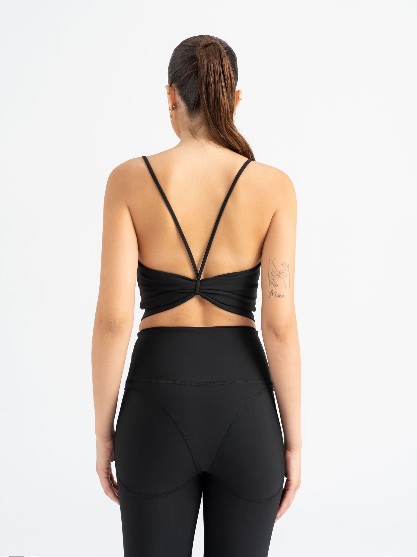 Knot Detaylı Bustiyer Siyah Renk 530