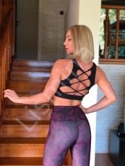 149 Siyah Renk İp Detaylı Spor Bra