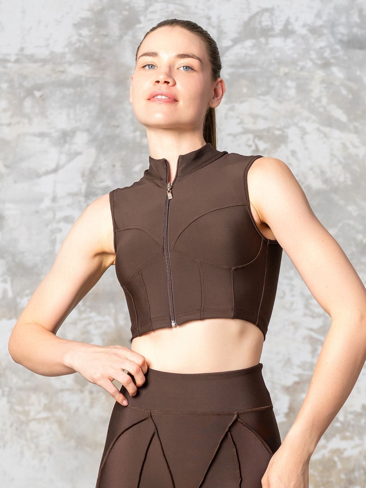 Sculpt Line Spor Bustiyer Kahverengi 541