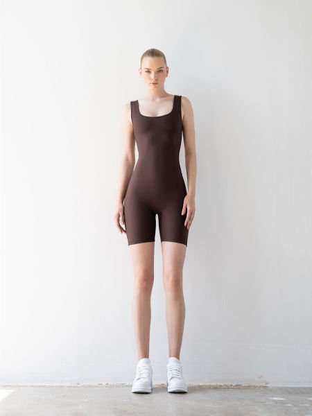 Şort Scrunch Butt Tulum Kahverengi 1703