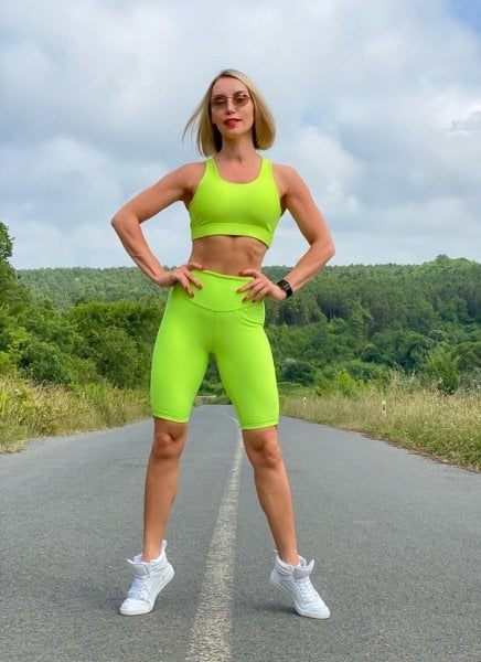 105  Yeşil Spor Bra