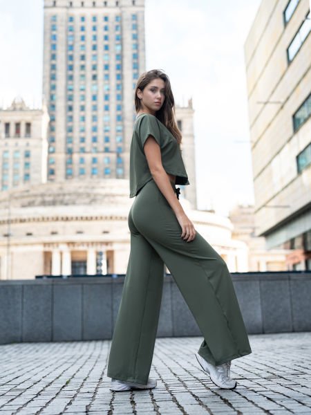 Mumbai Yoga Pantalonu Haki Renk 450