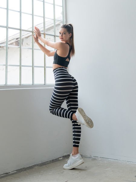 Ekstra Yüksel Bel Spor Tayt 321