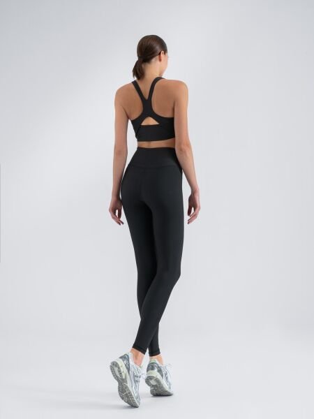 Ekstra Yüksek Bel Spor Tayt Siyah Renk 250
