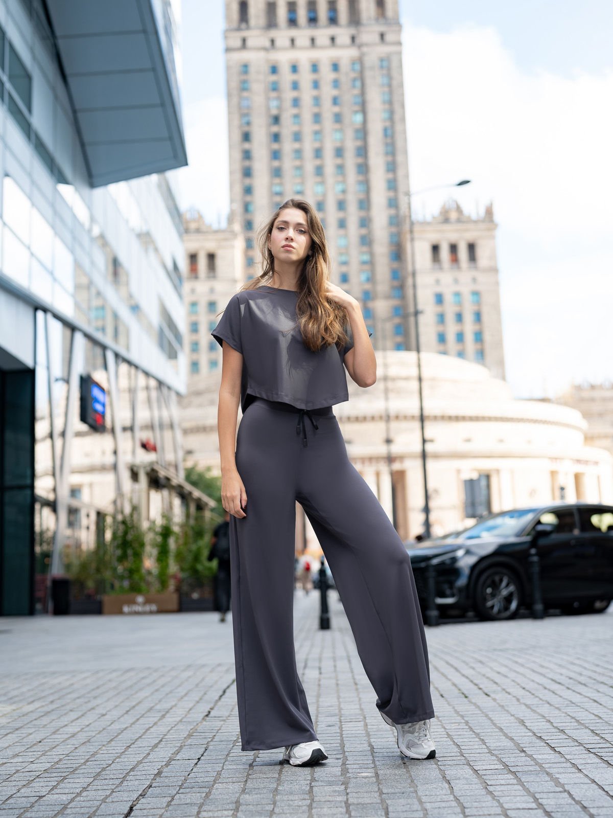 Mumbai Yoga Pantolonu  Antrasit Rengi 446