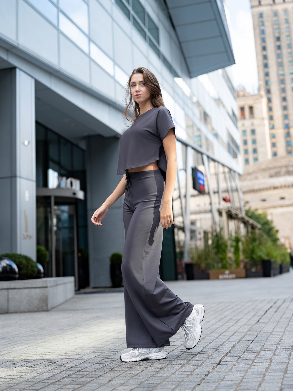 Mumbai Yoga Pantolonu  Antrasit Rengi 446