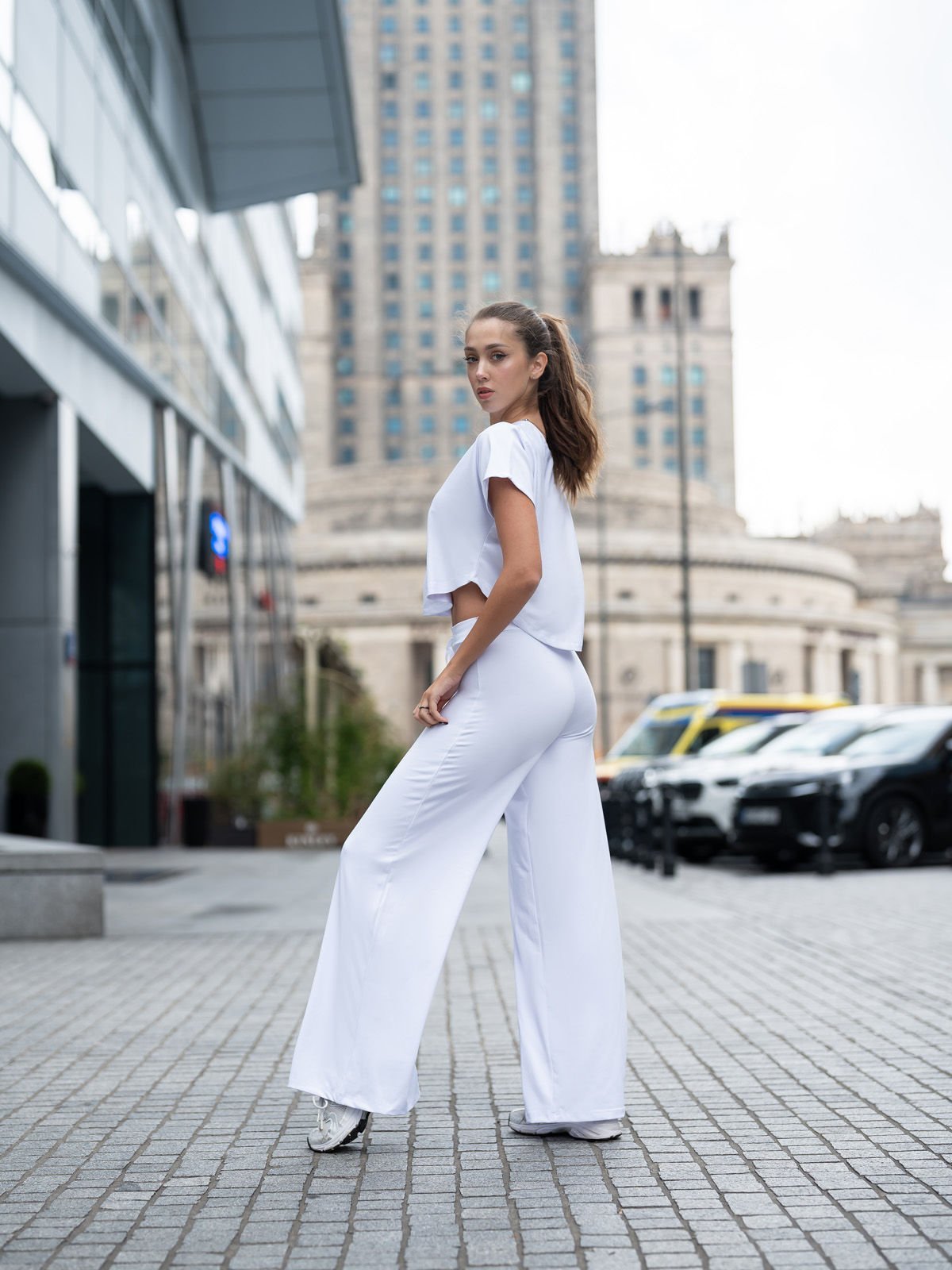 Mumbai Yoga Pantolunu Beyaz Renk 445