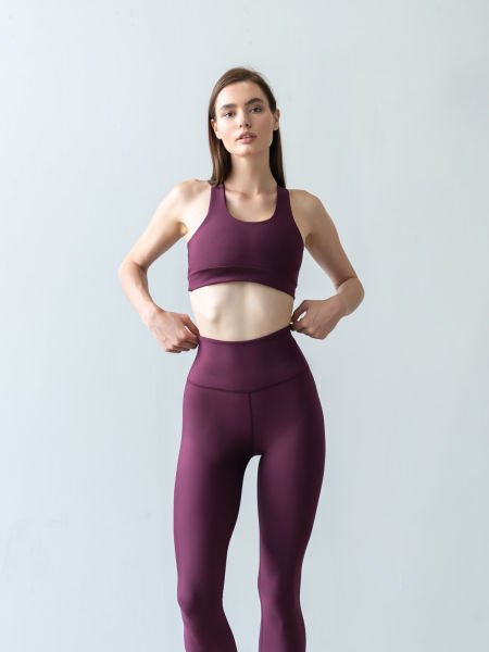 Mürdüm Ekstra Yüksek Bel Spor Tayt 255