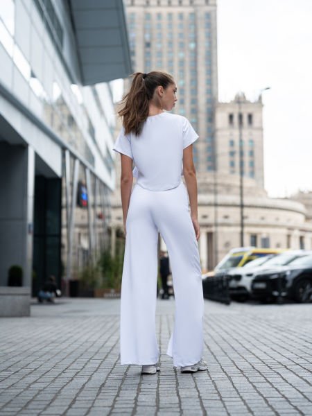 Yoga Tshirt Beyaz Renk 096