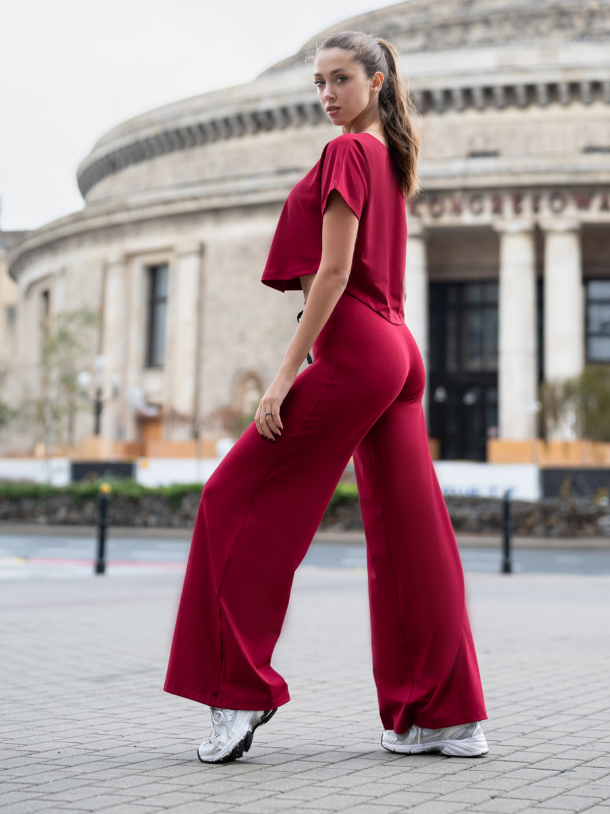 Yoga Tshirt Bordo Color 097