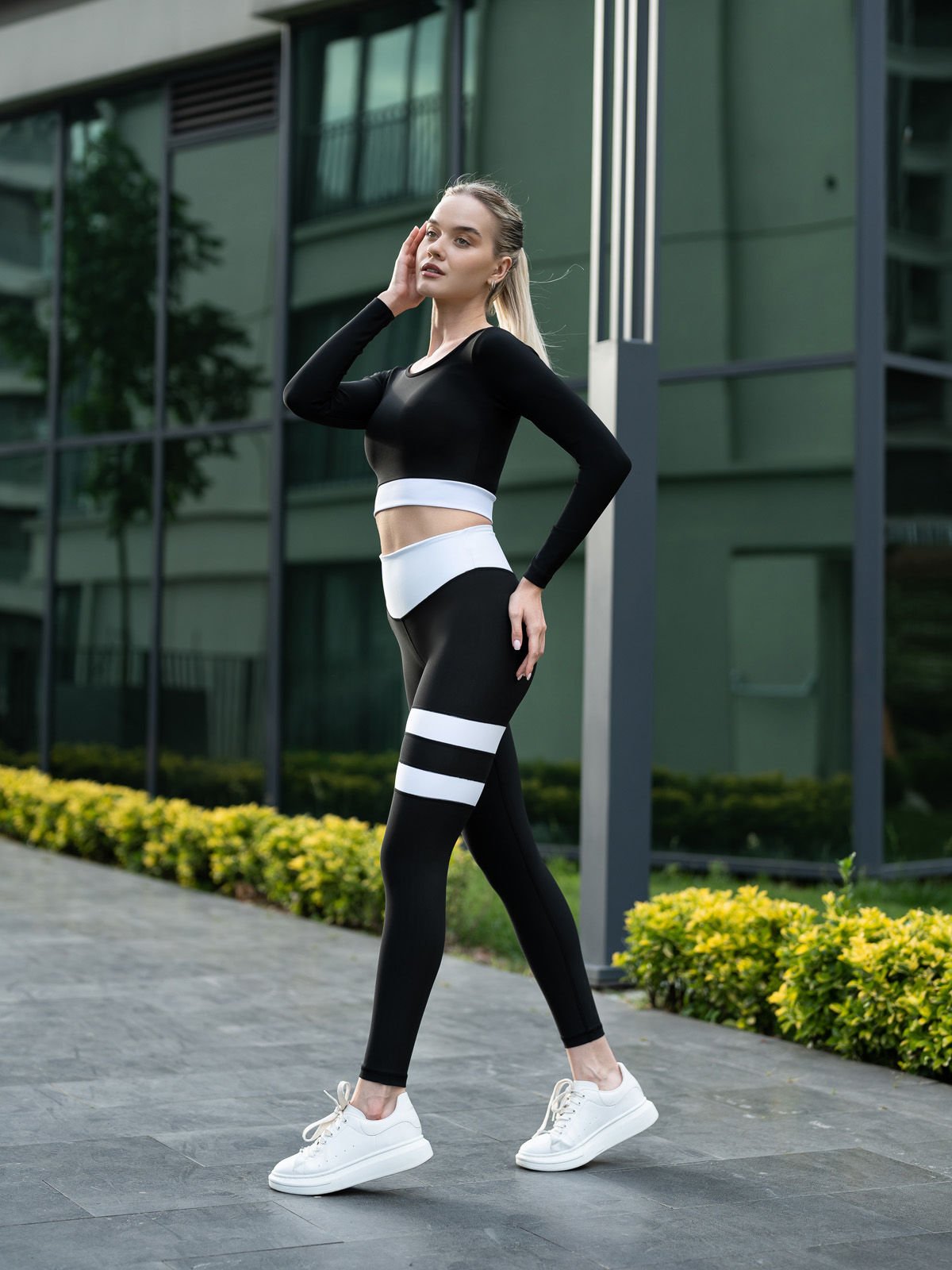 Tshirt Uzun Kollu Çift Renk 340