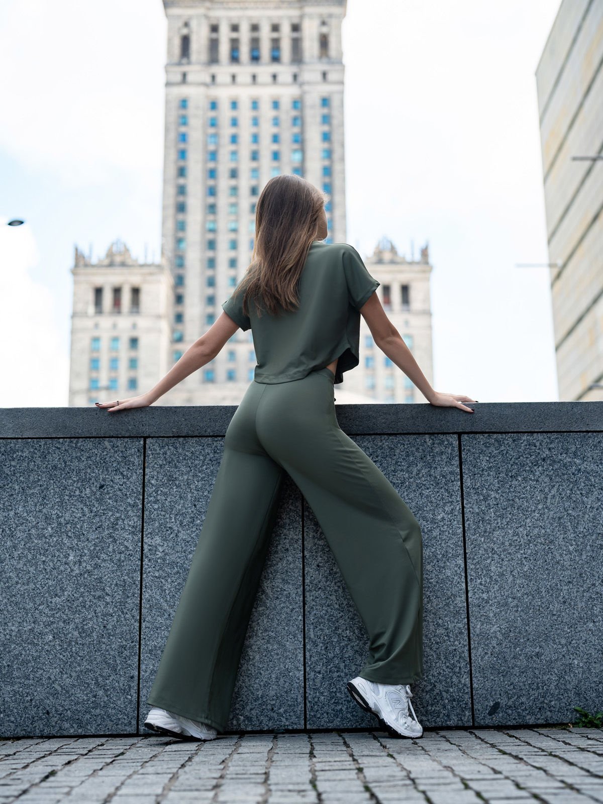 Yoga Tshirt Haki Renk 098